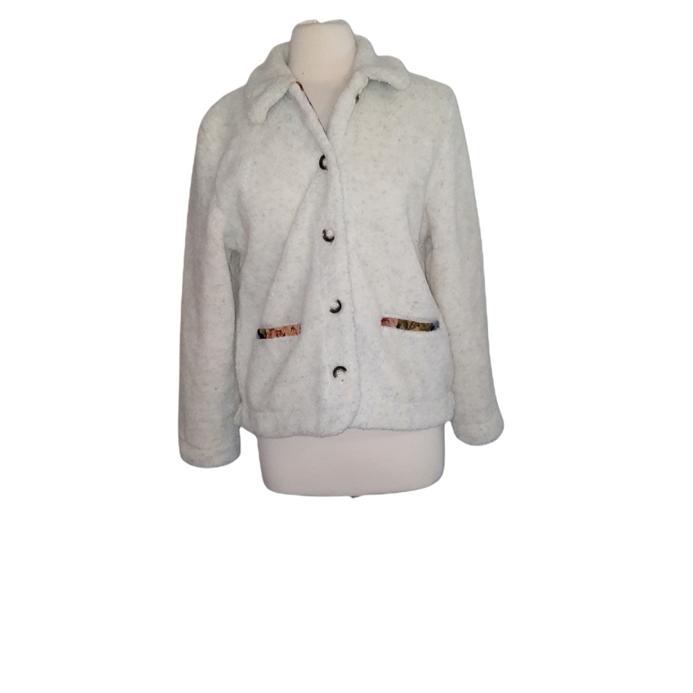 vintage Orvis jacket s coat women's sherpa fleece button-front Outerwear